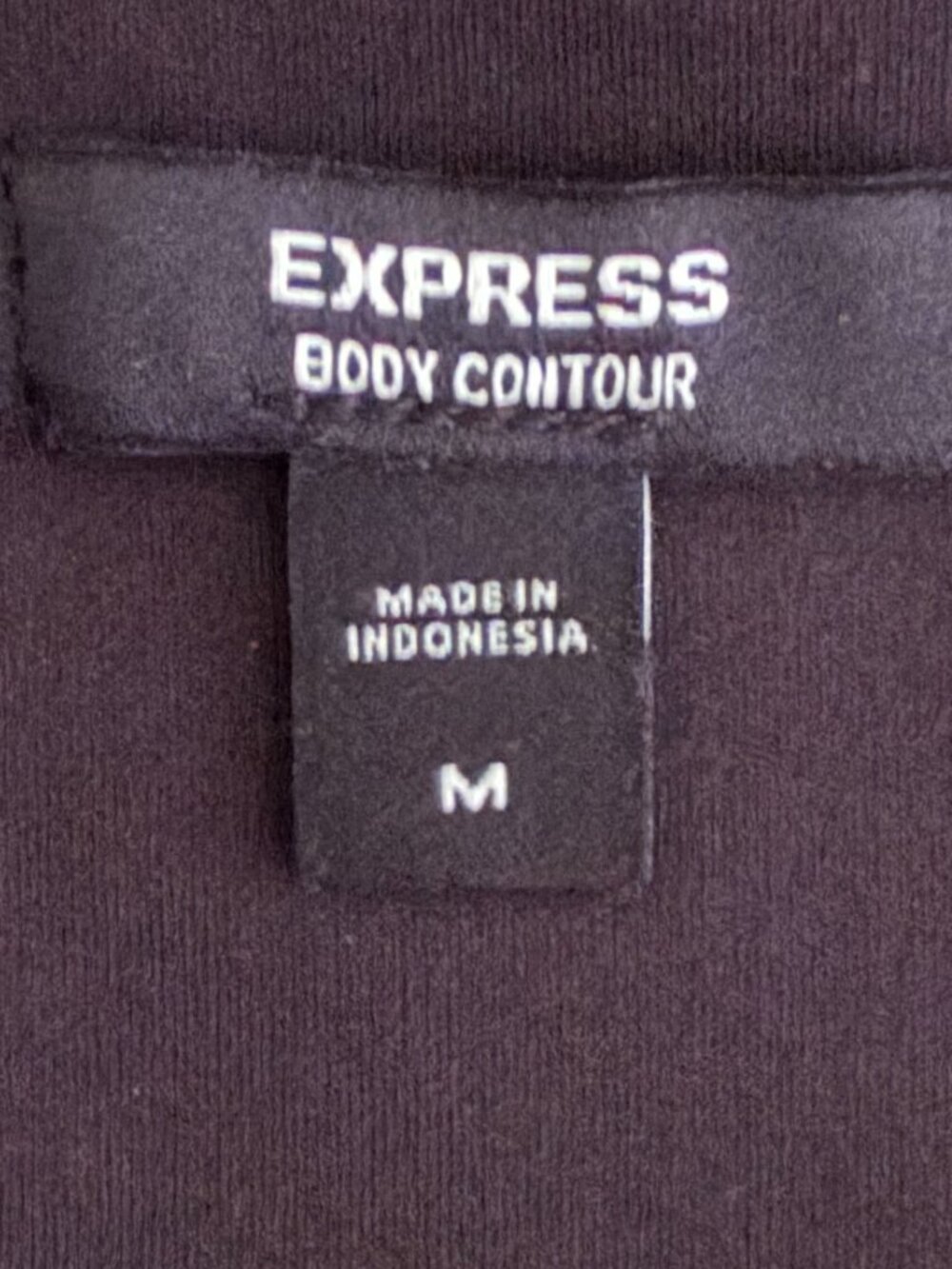 Express body contour high compress scoop neck cap sleeve bodysuit - Picture 7 of 9